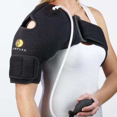 Corflex Cryo Pneumatic Shoulder Wrap with 2 Gel Ice Packs